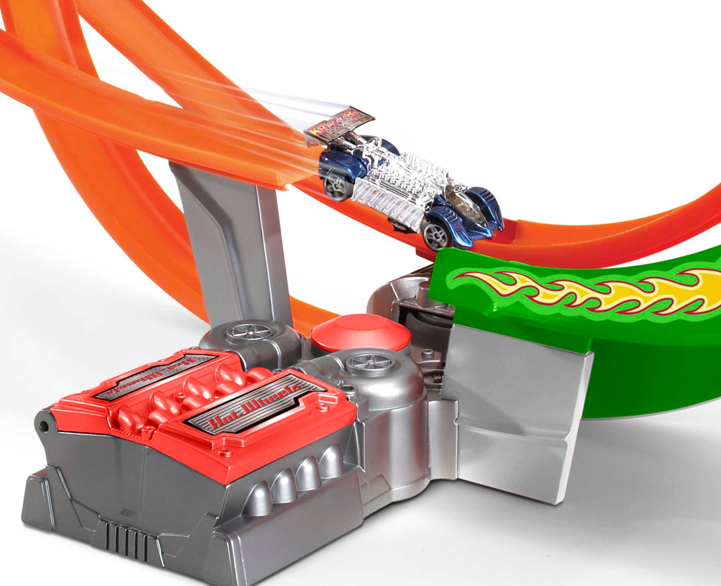 Hot Wheels?  Coffre Piste de Course Motoris¨¦e